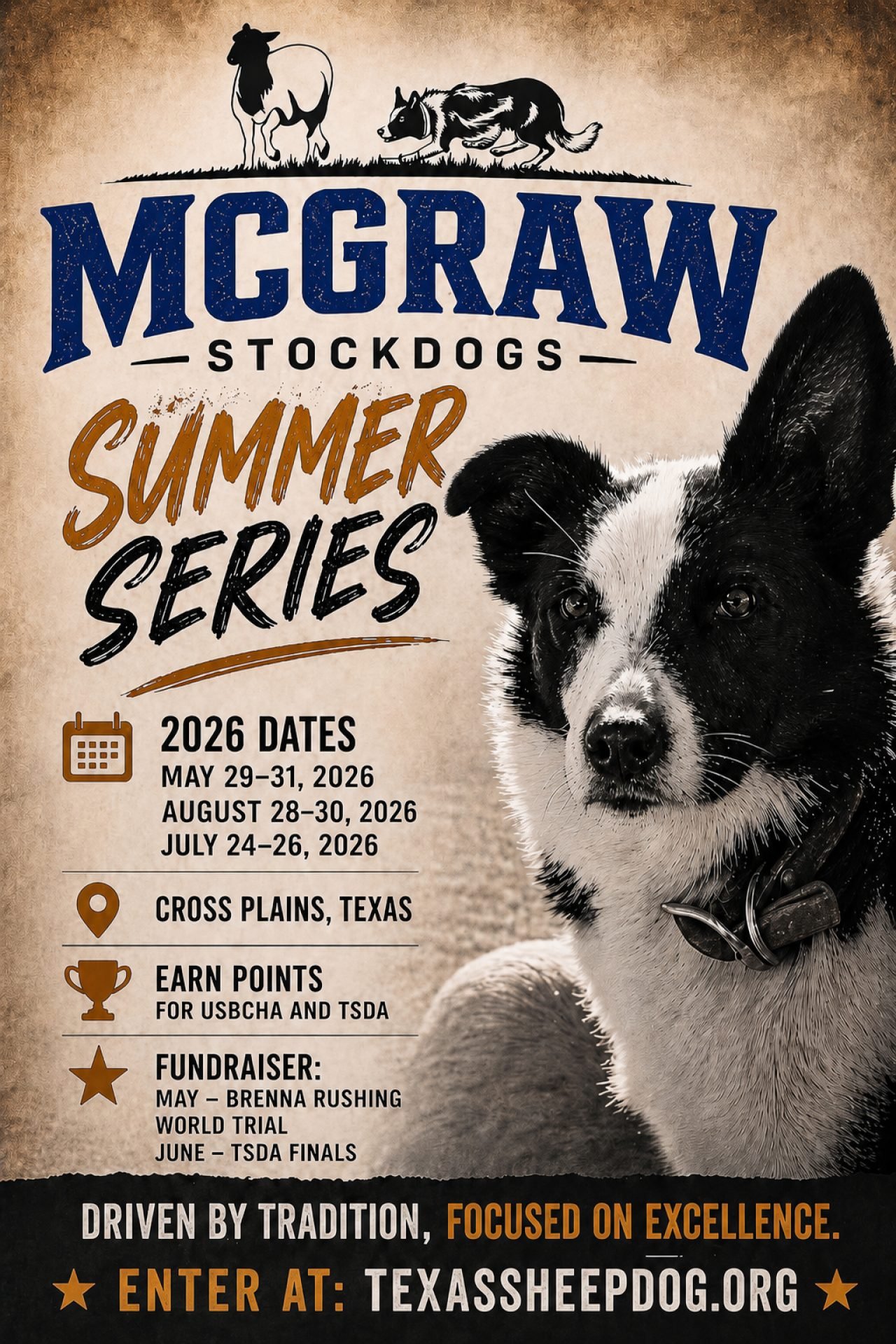 McGraw Summer Series #2 POSTPONED TO AUGUST!  *TSDA Finals Fundraiser**